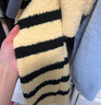 悅內半邊絨睡衣女秋冬款冬季加厚加絨珊瑚絨保暖家居服套裝條紋可外穿 24254蜜黃色 M (160) 【體重90-110斤】 曬單實(shí)拍圖