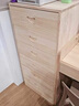 虹臣實(shí)木斗柜松木抽屜儲物柜現代簡(jiǎn)約客廳二三四五六多斗櫥收納床頭柜 五斗柜原木無(wú)漆 曬單實(shí)拍圖