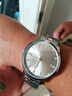 歐利時(shí)（OLEVS）瑞士認證品牌手表男機械表全自動(dòng)男士手表夜光防水男表情人節禮物 銀灰鋼帶/明星同款/定制刻字 曬單實(shí)拍圖