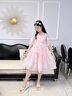 G.DUCKKIDS女童漢服連衣裙2025新款夏季兒童洋氣國風(fēng)公主裙大童夏天女孩裙子 粉紅色 130 cm(130cm) 曬單實(shí)拍圖
