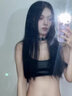 芯奢項圈女灰甜酷辣妹choker項鏈女小眾高級感鎖骨鏈朋克皮革項圈頸鏈 黑色+禮盒包裝 曬單實拍圖