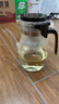 金灶（KAMJOVE）飄逸杯泡茶壺 耐熱玻璃茶具泡茶壺 過(guò)濾花茶壺泡茶器茶水分離杯 K-207/900毫升 曬單實(shí)拍圖