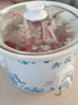木方圓方圓青花瓷電燉鍋煮粥養生家用煲湯熬藥鍋米飯紫砂鍋慢燉熬粥鍋 1L [2.5升容量/適合2-4人] 曬單實(shí)拍圖