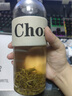 代璽玻璃水杯大容量男女高顏值茶水分離泡茶杯高硼硅耐熱便攜胖胖杯子 單層玻璃杯-鏡面蓋+杯套 700ml 曬單實(shí)拍圖