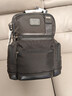 TUMI/途明男士雙肩包廓形通勤包電腦包 黑色 曬單實(shí)拍圖
