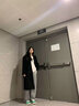 GARNUO赫本風(fēng)黑色毛呢外套女秋冬新款高級感小個子羽絨內(nèi)膽西裝呢子大衣 黑色【常規(guī)內(nèi)里】 S【80-100斤】 曬單實拍圖