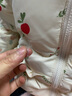 乖奇熊女寶寶新年羽絨外套秋冬連帽保暖上衣服三防嬰兒甜美外出拜年服 米黃/櫻桃小蘿卜 100 曬單實(shí)拍圖