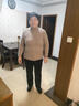 卡帝樂鱷魚（CARTELO）媽媽鞋女冬加絨棉鞋真皮平底短靴羊毛皮鞋中老年女鞋老人保暖鞋子 黑色頭層牛皮【絨毛里】 40 曬單實拍圖