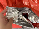 米囹戶(hù)外急救保溫毯應急雨衣聚酯薄膜毯露營(yíng)登山求生裝備防失溫保暖U 橙色（80g）3件裝 曬單實(shí)拍圖