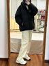 雅鹿棉衣男冬季連帽棉服外套夾克面包服加厚大碼上衣冬天棉襖衣服男裝 卡其色 XL 曬單實拍圖