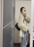CLEVER KNOCK輕奢CK包包女款流浪包女士斜挎單肩包雙肩托特包情人節(jié)七夕禮物 黑色【送女友送老婆送媽媽】 限定禮盒包裝 曬單實拍圖