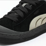 彪馬（PUMA）【面包鞋】經(jīng)典復古滑板鞋男女撞色休閑鞋SUEDE XL399099 黑色-迷霧灰-大理石灰-02 40 曬單實(shí)拍圖