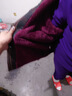 諾合（NUOHE） 新款奶奶裝春秋外套60歲70-80中老年人女裝媽媽裝秋冬翻領(lǐng)上衣休閑老年人衣服 加絨款-1號色上衣+黑色褲子 5XL(建議145-160斤) 曬單實(shí)拍圖