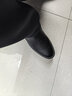 奧康棉鞋加絨保暖棉皮鞋男真皮冬季商務(wù)休閑男鞋頭層牛皮防滑高幫棉鞋 黑色105011009JL 加絨 43 曬單實(shí)拍圖