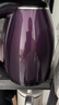 半球（PESKOE） 電水壺食品級(jí)不銹鋼自動(dòng)斷電防干燒電熱水壺雙層防燙熱水壺?zé)畨?2L 紫色大容量（快速煮水） 曬單實(shí)拍圖