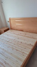 慶有余實(shí)木床進(jìn)口櫸木床北歐輕奢原木風(fēng)單雙人硬板床現代簡(jiǎn)約婚床儲物床 框架款 靜音實(shí)木床+1個(gè)床頭柜 1.8米*2米 曬單實(shí)拍圖