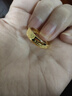 周六福（ZLF）  黃金戒指足金情侶對戒SimpleLove結婚戒指活口 計價(jià) 單只 男戒16號 - 4.90g 曬單實(shí)拍圖