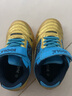 JOOLA尤拉專(zhuān)業(yè)兒童乒乓球鞋運動(dòng)鞋透氣防滑耐磨牛筋底訓練鞋防撞鞋頭 藍/金色 30 曬單實(shí)拍圖