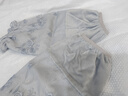 寶思韓蕾絲袖套女秋冬季手袖長(zhǎng)款羽絨服袖口防臟袖頭兒童護(hù)袖辦公室套袖 灰色1雙（52306） 曬單實(shí)拍圖