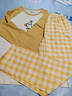 浪莎兒童睡衣女童純棉家居服中大童女孩空調服長(cháng)袖長(cháng)褲寶寶秋衣秋褲 小黃鴨 160 建議身高145-155cm 曬單實(shí)拍圖