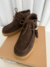 natursun方槍槍同款厚底袋鼠鞋女式冬季高幫加絨鞋增高餅干鞋 棕色-薄里  4cm 37 曬單實(shí)拍圖