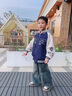奧特曼童裝兒童棉服男童外套冬季2025新款加棉中大童男孩連帽棒球服上衣 藍(lán)色 120 建議110-120cm6-7歲 曬單實(shí)拍圖
