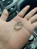 動(dòng)茜925純銀天使之翼情侶戒指一對時(shí)尚愛(ài)心對戒520求訂婚結婚送女友 情侶對戒玫瑰金色【免費刻字】 曬單實(shí)拍圖