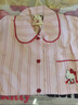 野獸派家居（tbh）三麗鷗Hello Kitty天絲棉家居服套裝軟棉棉四季條紋睡衣 長款  S 曬單實拍圖