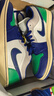 Jordan男子籃球鞋喬丹AJ1 JORDAN 1 運動鞋553558-147白 43 曬單實拍圖