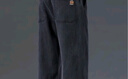 皮爾卡丹（pierre cardin）休閑褲男秋冬季寬松簡(jiǎn)約直筒褲潮流厚款彈力褲子男裝 牛仔藍 4XL 曬單實(shí)拍圖