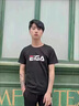 PINFULU夏季男士套裝男裝T恤套裝男生衣服男夏天潮流休閑套裝男短袖套裝 3612白色(短袖+短褲) XL(推薦體重135-150斤) 曬單實(shí)拍圖