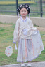 愛寶適兒童漢服女童春夏襦裙中國風(fēng)唐裝女孩兒童節(jié)禮物漢唐表演服T027 玉瑤臺 120 cm【建議身高115-125cm】 曬單實拍圖