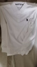 U.S.POLO ASSN.polo衫男翻領(lǐng)秋季商務(wù)休閑長(cháng)袖上衣中年t恤 純白色 L  曬單實(shí)拍圖