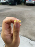 周六福（ZLF）七夕禮物  黃金耳飾女小金花四葉草耳釘足金999首飾 計價 0.76g 曬單實(shí)拍圖