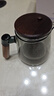 古德窯 茶壺泡茶壺茶水分離飄逸杯2025新款玻璃內(nèi)膽一鍵過濾泡茶杯茶具 胡桃木玻璃煙灰款飄逸茶壺 650ml 曬單實拍圖