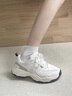 Kappa卡帕女鞋厚底老爹鞋2024冬季新款潮流跑步鞋網(wǎng)面透氣休閑運動(dòng)鞋女 電商白/鯊魚(yú)灰 38 曬單實(shí)拍圖