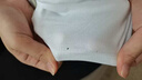 皮爾卡丹（pierre cardin）白色polo領(lǐng)泡泡袖短袖t恤女夏寬松顯瘦半袖棉體.恤翻領(lǐng)正肩上衣 白色 舒適 L 建議101-115斤 曬單實(shí)拍圖