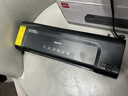 得力辦公塑封機家用塑封機 a4壓膜機相片過(guò)膠機迷你照片過(guò)塑機文件書(shū)畫(huà)塑膜機熱裱覆膜小型商用過(guò)塑機 輕奢黑+100張塑封膜 曬單實(shí)拍圖