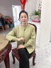 皮爾卡丹媽媽裝2025秋裝新款外套針織打底衫洋氣上衣中老年女裝春秋兩件套 A2307H96L 綠色（兩件套） L 【建議100斤以內(nèi)】 曬單實(shí)拍圖