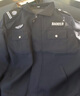 弗曼倫 春秋保安工作服物業(yè)酒店門(mén)衛套裝小區安保秋冬服裝全套新款外套 藏青色拉鏈（單上衣+標） 4XL (190) 曬單實(shí)拍圖