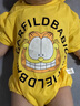 G.DUCKKIDS小黃鴨嬰兒衣服夏季薄款包屁衣新生兒連體衣男女寶寶百天滿月哈衣 黃色+帽子+襪子 73cm 建議3-6個(gè)月12-16斤 曬單實(shí)拍圖