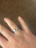 星彬果送男友送女友戒指男女小眾設計ins潮冷淡風(fēng)尾戒簡(jiǎn)約鈦鋼輕奢素圈指環(huán)情侶對戒 窄面-美碼7號 曬單實(shí)拍圖