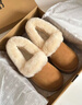 UGG【雙11搶先購】秋季新款女士厚底懶人毛毛鞋 1166733CHE|栗色38 曬單實(shí)拍圖