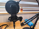 鐵三角（Audio-technica） AT2050電容麥直播設備套裝K歌大合唱主播錄音話(huà)筒 鐵三角AT2050+支架套裝 曬單實(shí)拍圖