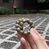 蔓笙星月菩提子手串原生態(tài)雞油黃正月男女款潮流文玩佛珠手鏈 陰皮綠 曬單實(shí)拍圖