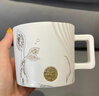 星巴克（Starbucks）杯子周年白金魚(yú)鱗人魚(yú)尾陶瓷馬克杯水杯辦公室咖啡杯萬(wàn)圣節禮物 白金人魚(yú)陶瓷馬克杯315ml 曬單實(shí)拍圖