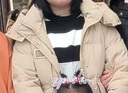 鴨鴨（YAYA）【反季】長款羽絨服女冬季新款韓版寬松防寒保暖長過膝大口袋外套 咖色 S /155 曬單實(shí)拍圖