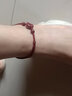 慈元閣情人節(jié)禮物朱砂平安扣紅繩腳鏈?zhǔn)宙溝矘?lè)紅平安紅飾品編織男女 腳鏈喜樂(lè)紅 曬單實(shí)拍圖
