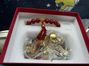 紫杉堡彌勒佛汽車(chē)擺件內飾品高檔中控臺車(chē)載擺件 彌勒佛純銅+心經(jīng)紅瑪瑙 曬單實(shí)拍圖