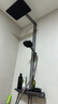 恒潔（HEGII）淋浴花灑套裝Y58 星耀系列方管貼墻花灑全套DMF956B-334C-SH 曬單實(shí)拍圖